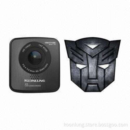 1080P 2" Car Black Box DVR, GPS Built-in, Metal Body Design, 140 Degree View Angle
